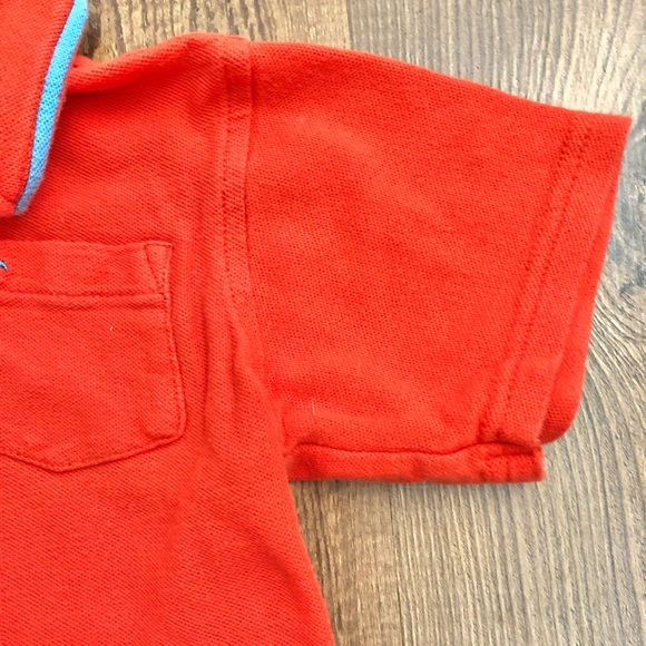 Original Penguin boys polo shirt, orange, size 3T - Picture 4 of 6